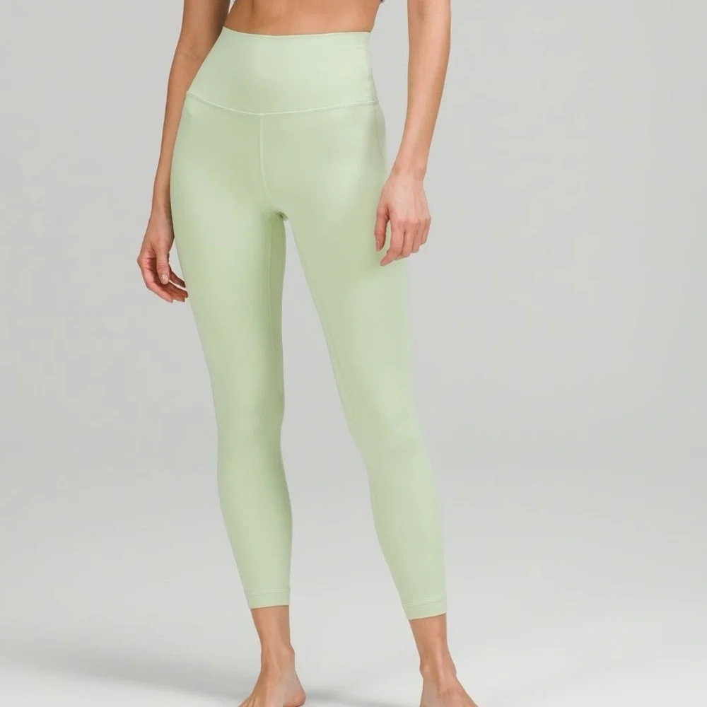 Lululemon Align High-Rise Long Tall Leggings 31” Creamy Mint size 8